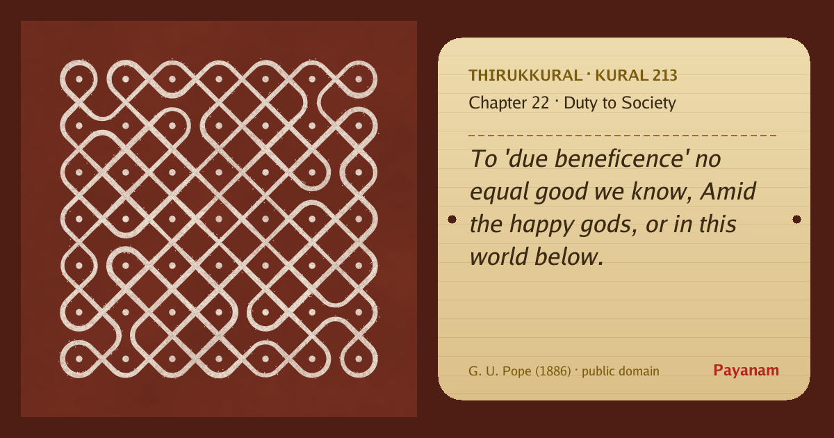Share image: a rice-flour kolam beside the kural in English