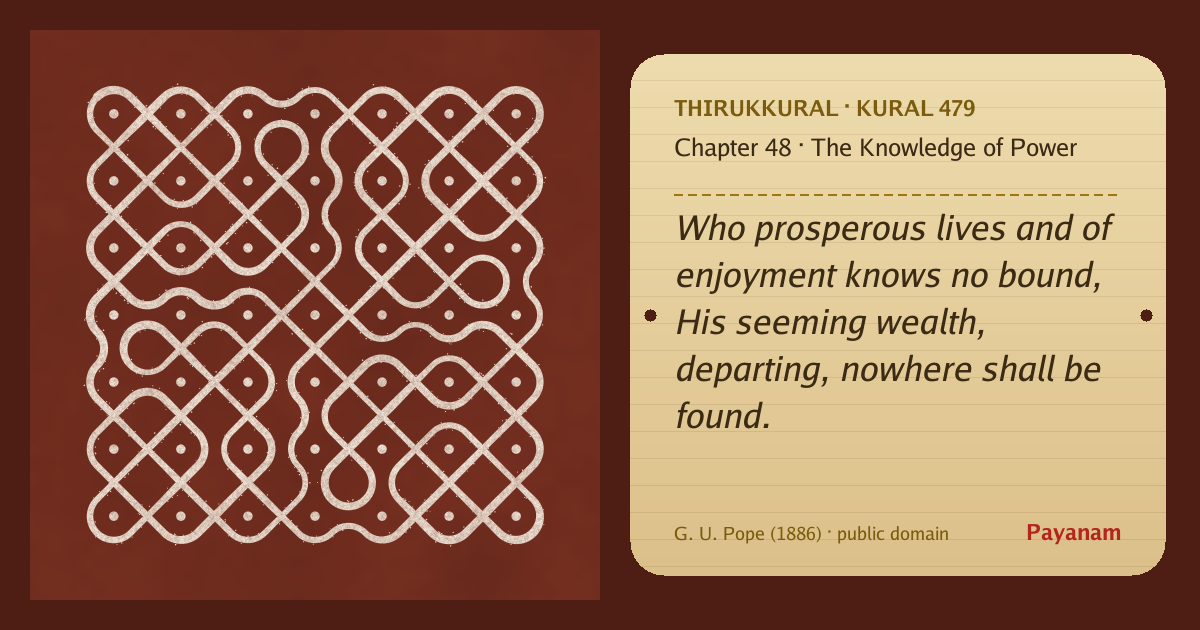 Share image: a rice-flour kolam beside the kural in English
