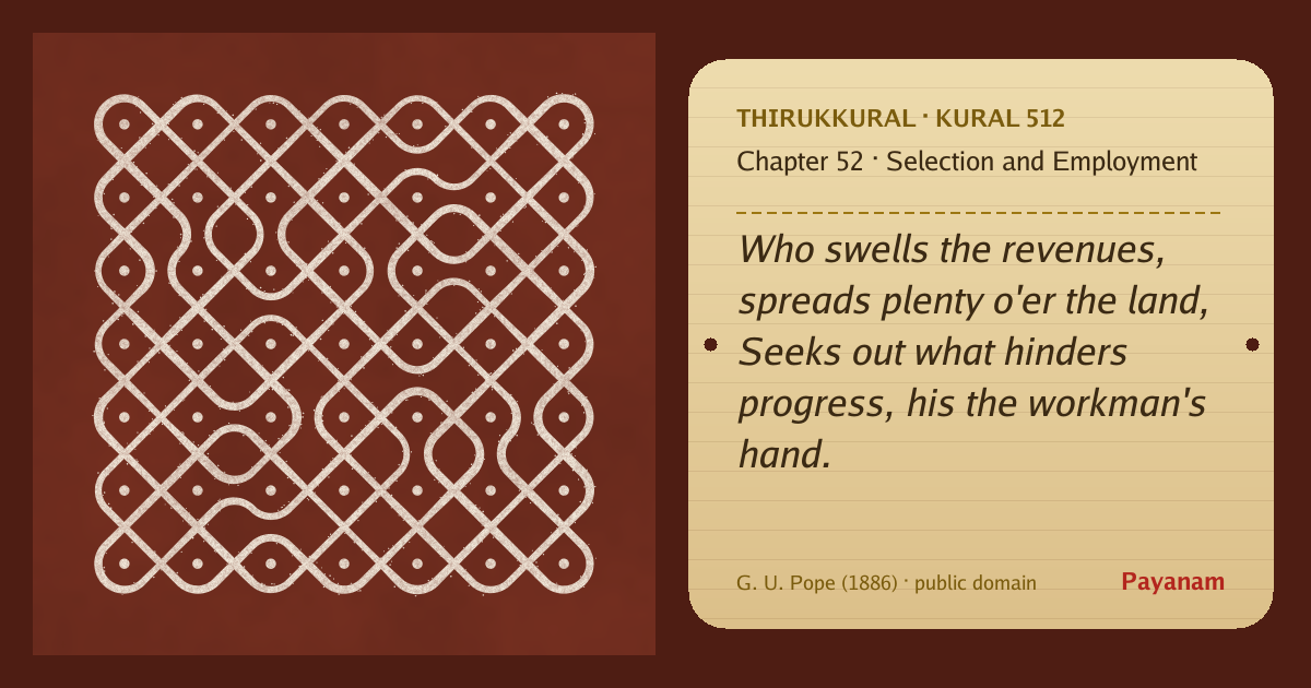 Share image: a rice-flour kolam beside the kural in English