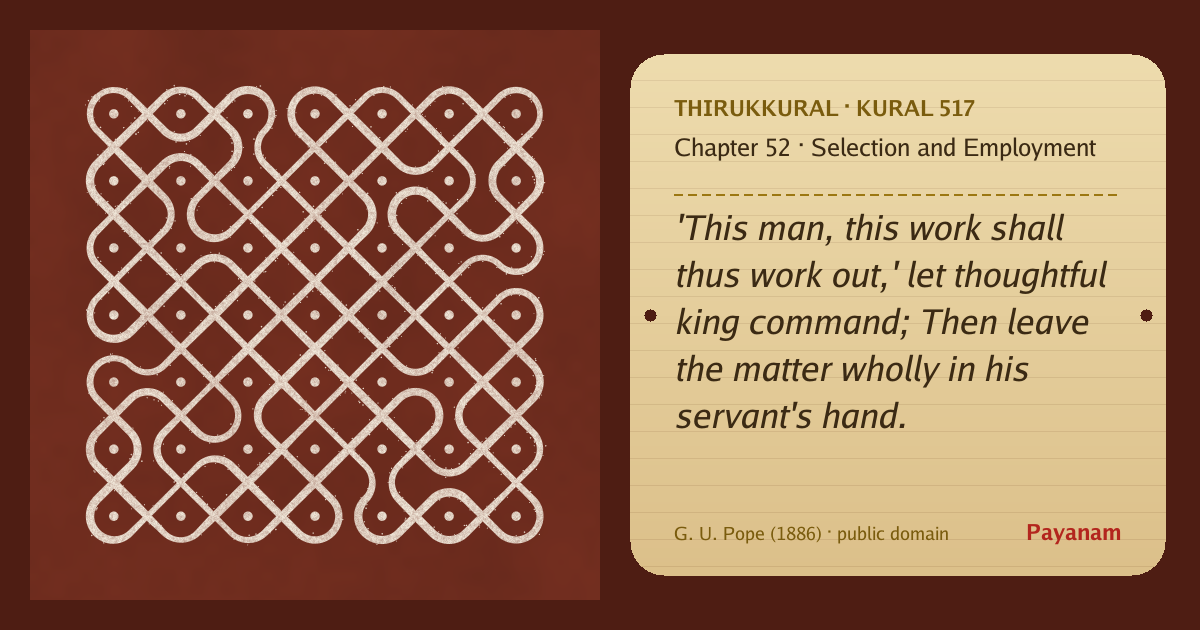 Share image: a rice-flour kolam beside the kural in English