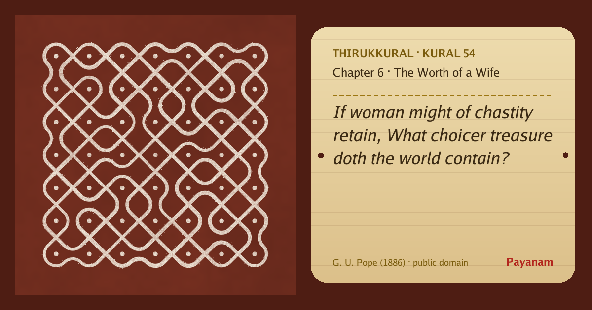 Share image: a rice-flour kolam beside the kural in English