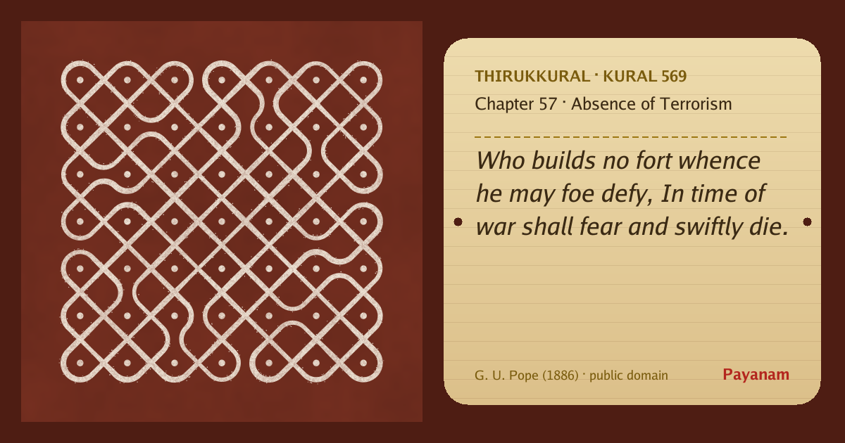 Share image: a rice-flour kolam beside the kural in English