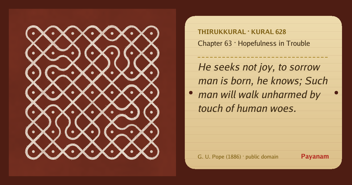Share image: a rice-flour kolam beside the kural in English