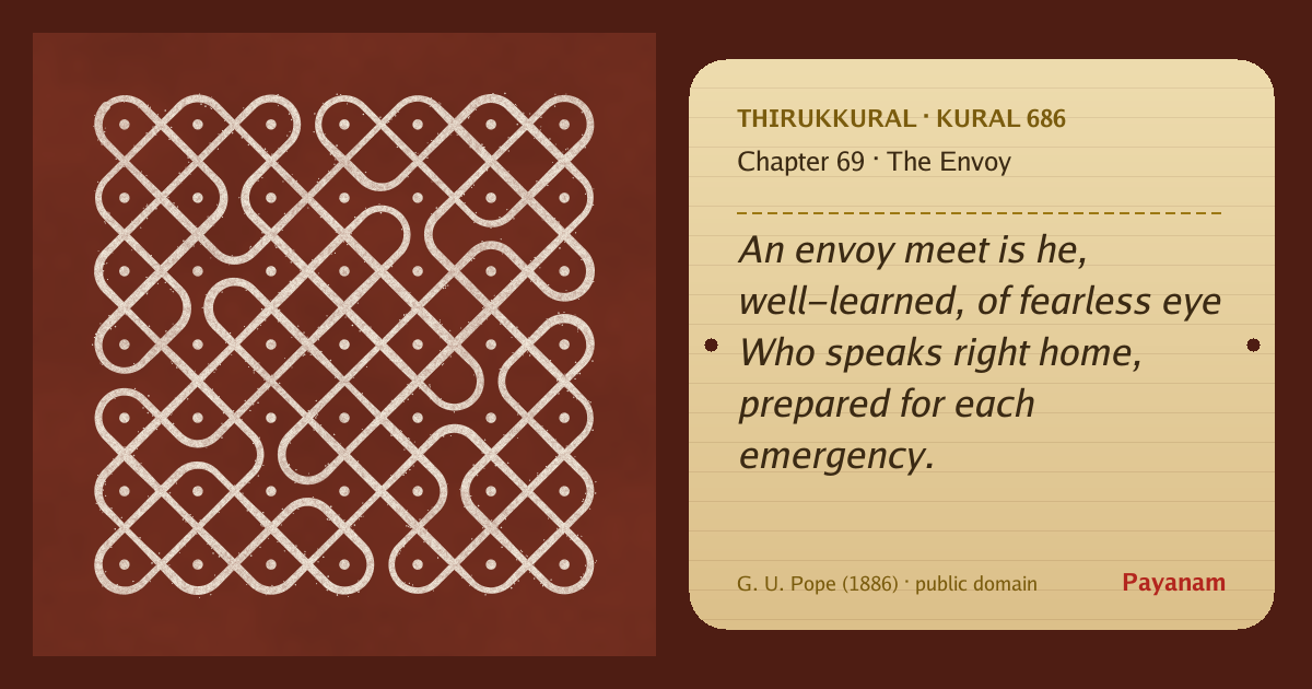 Share image: a rice-flour kolam beside the kural in English